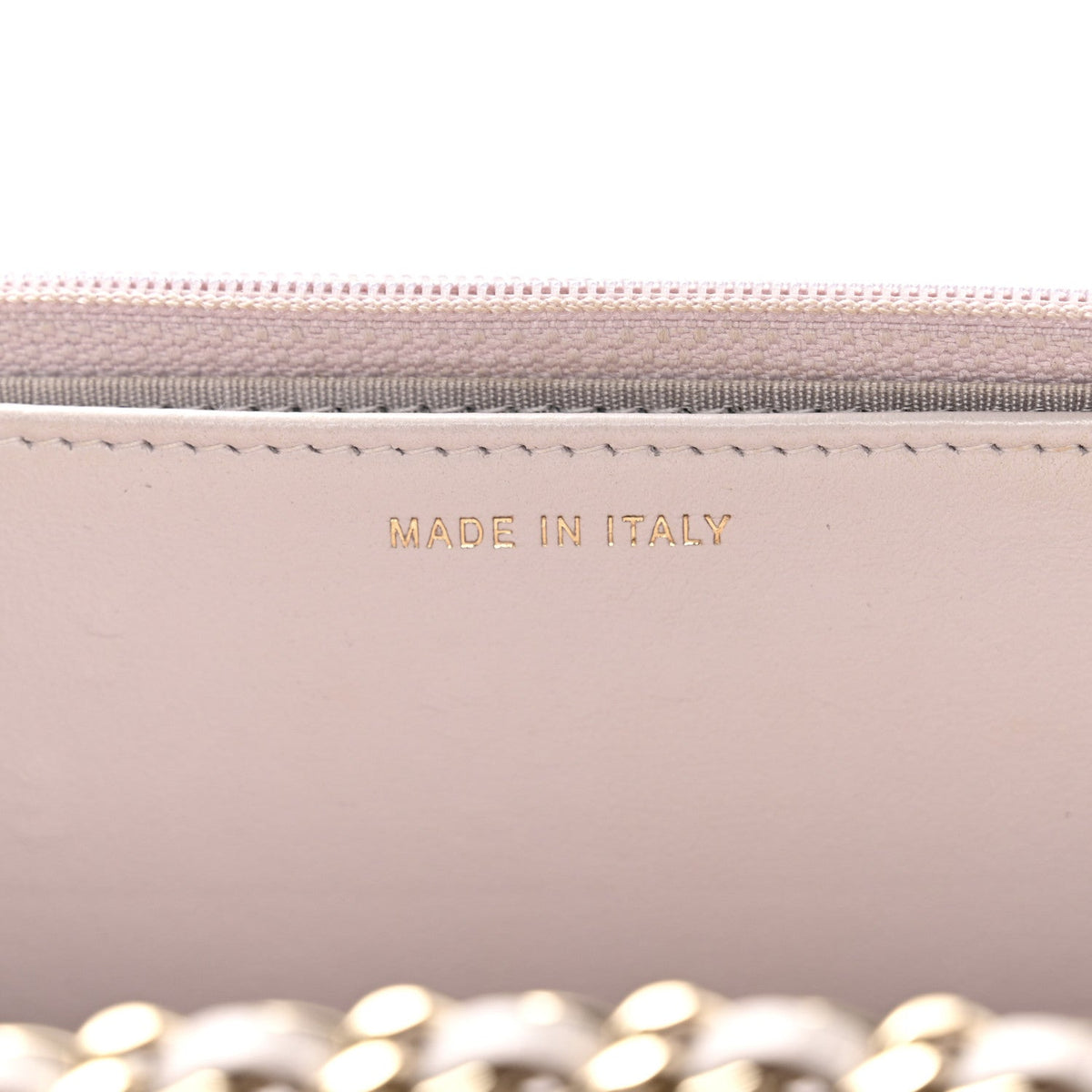 Lambskin Quilted Trendy CC Wallet On Chain WOC Lilac wholesalehk.shop