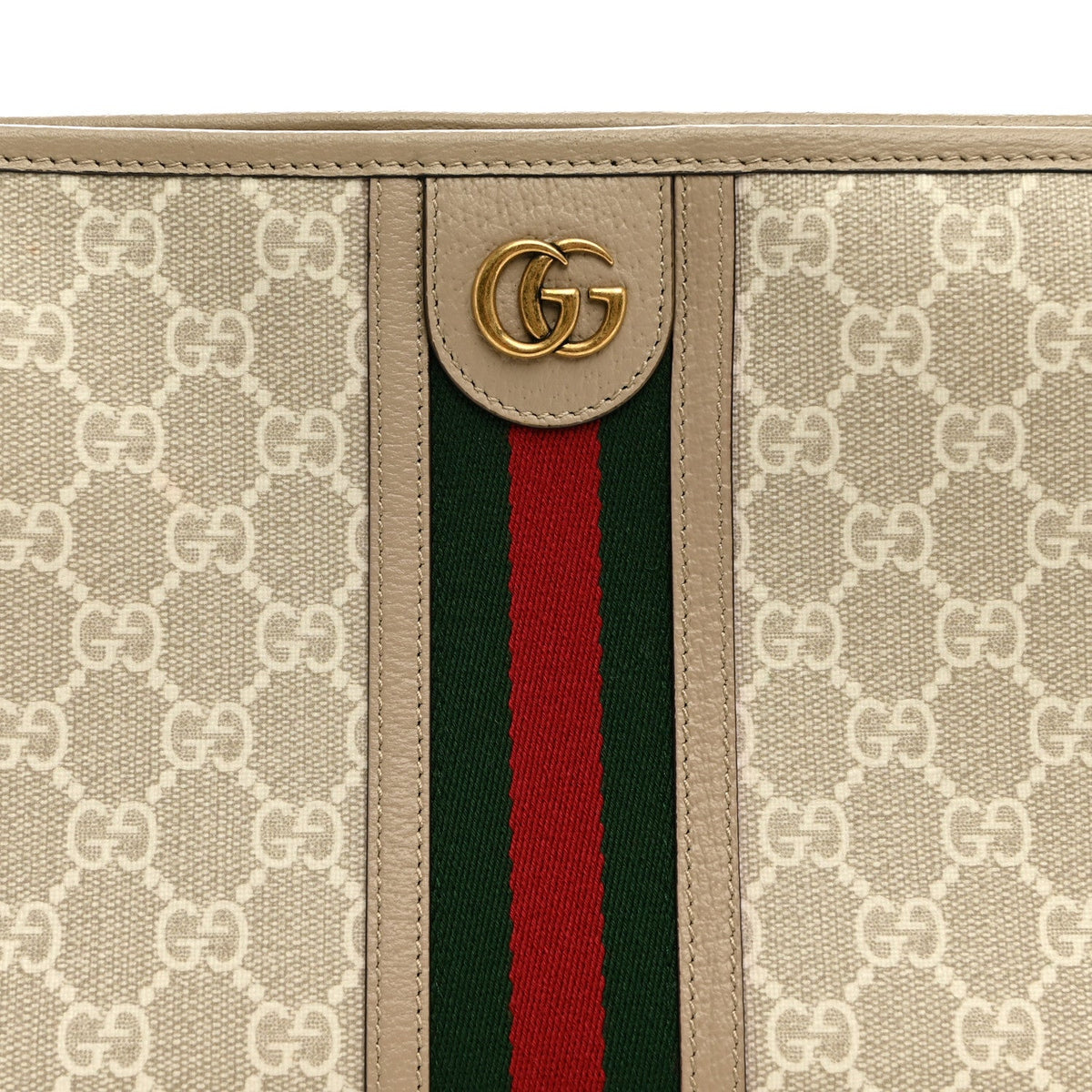 GG Supreme Monogram Web Ophidia GG Toiletry Case Beige Mystic White Oatmeal wholesalehk.shop