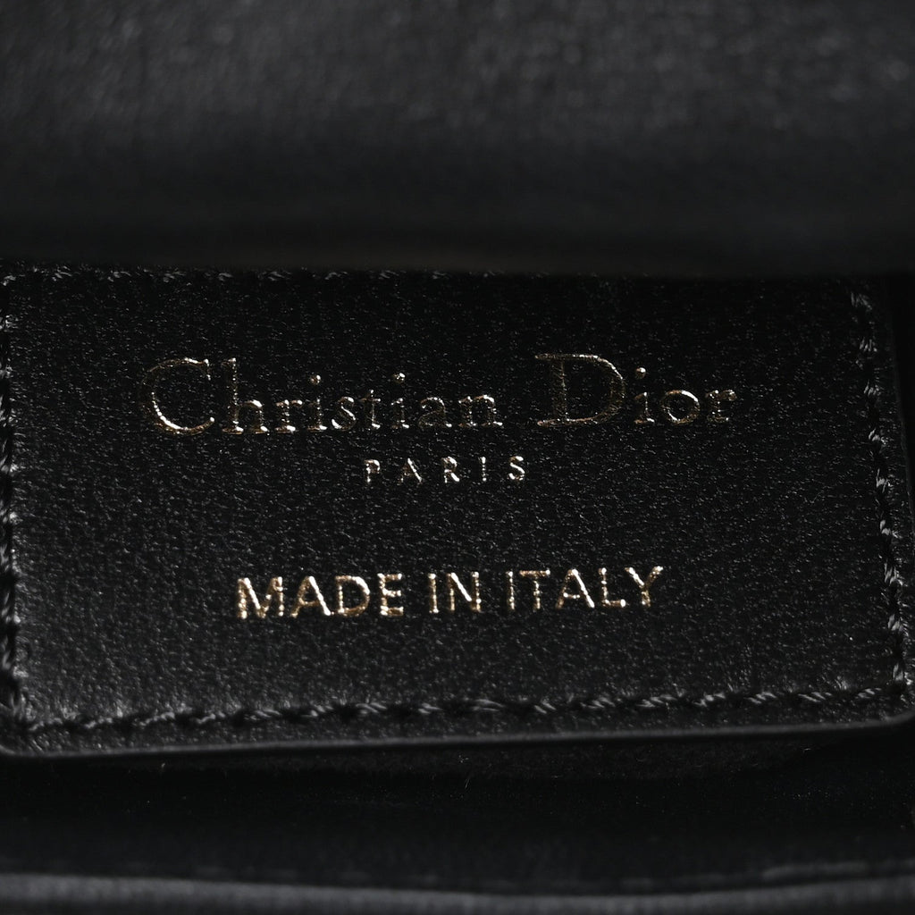 Lambskin Cannage Micro Lady Dior Black wholesalehk.shop