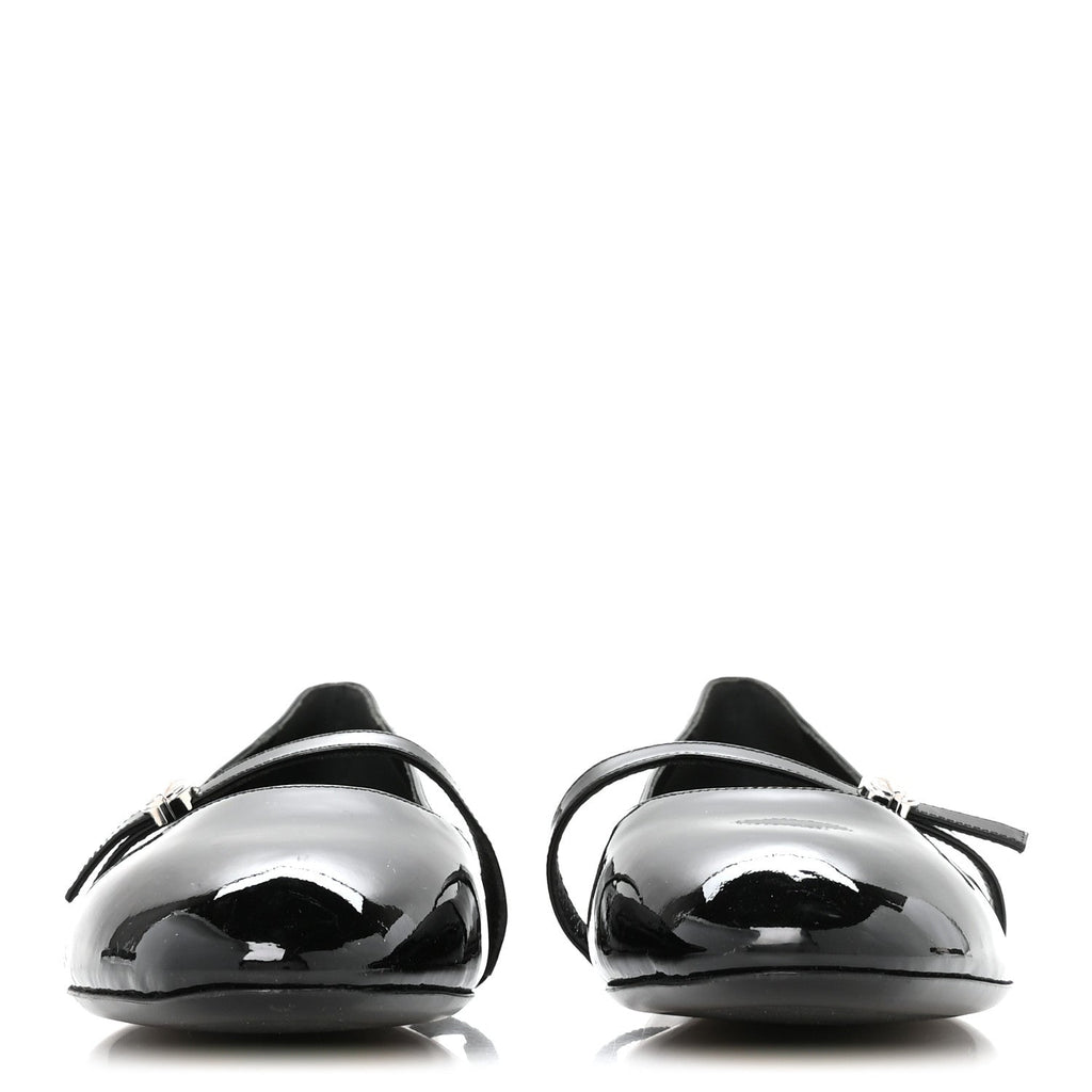 Patent Uniformes Ballet Flats 39.5 Black £¨ Direct shipment via from wholesalehk.shop