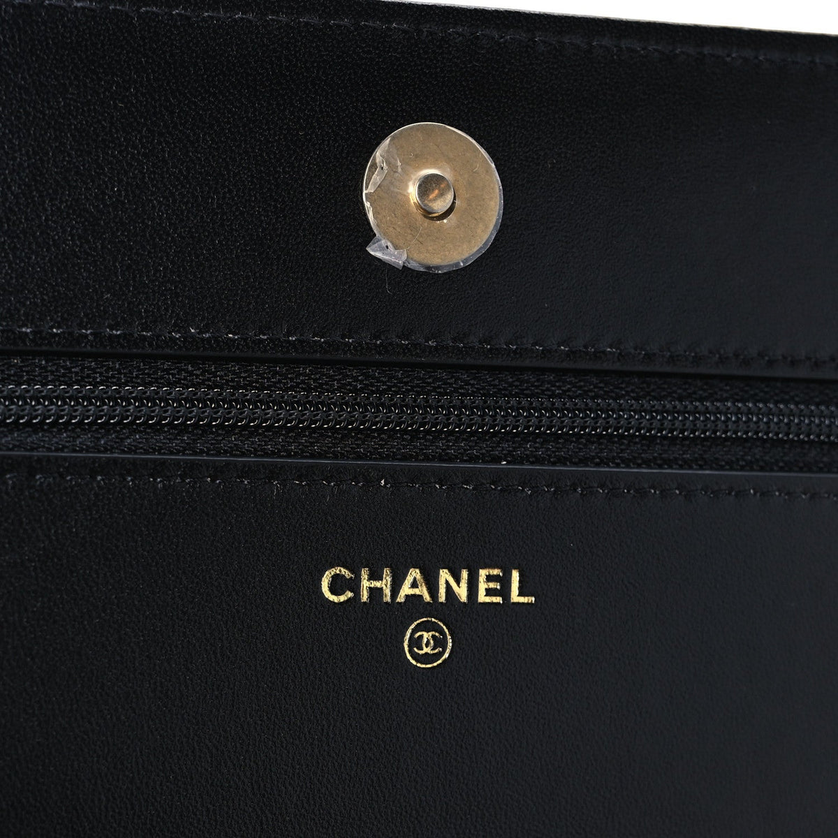 Lambskin Quilted Chanel 19 Wallet On Chain WOC Black wholesalehk.shop
