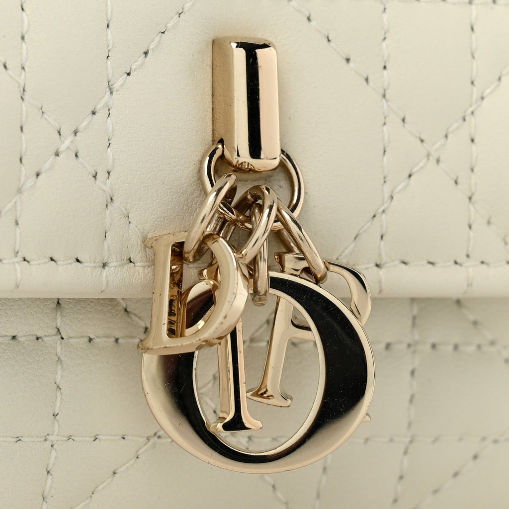 Lambskin Cannage Mini My Dior Bag Latte wholesalehk.shop