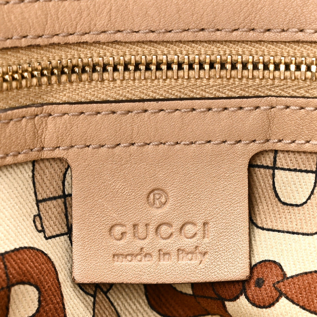 Guccissima Medium Britt Tote Beige £¨ Direct shipment via from wholesalehk.shop