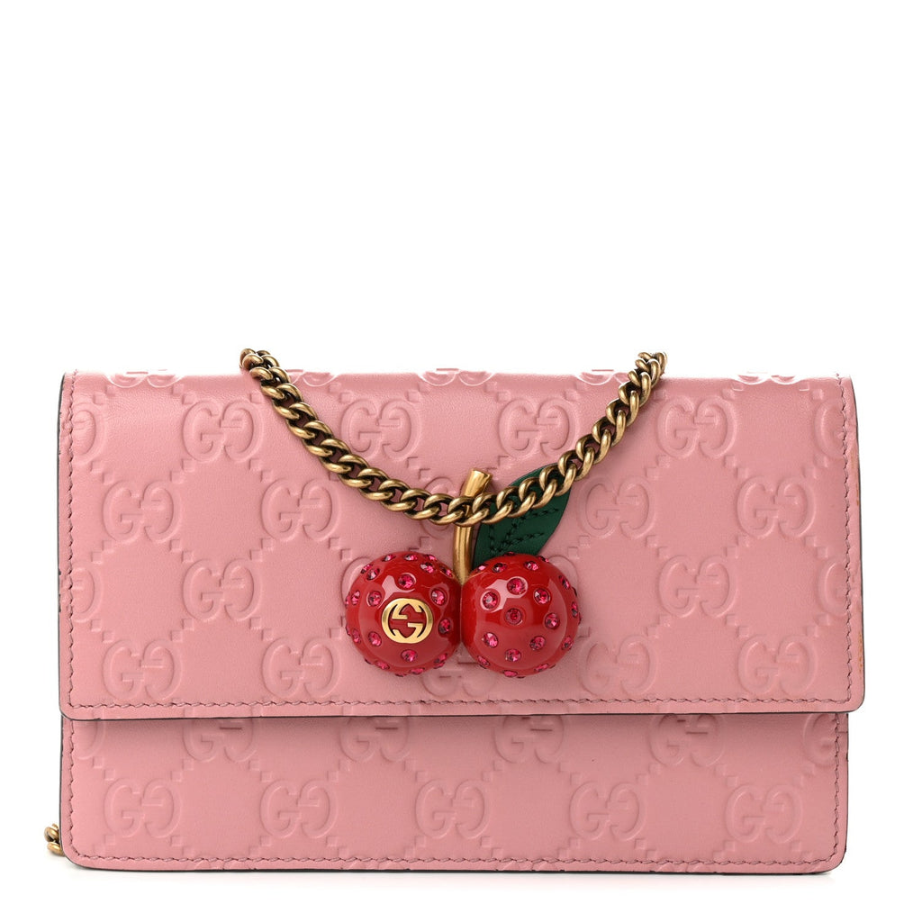 Guccissima Mini Cherry Chain Bag Rose £¨ Direct shipment via from wholesalehk.shop