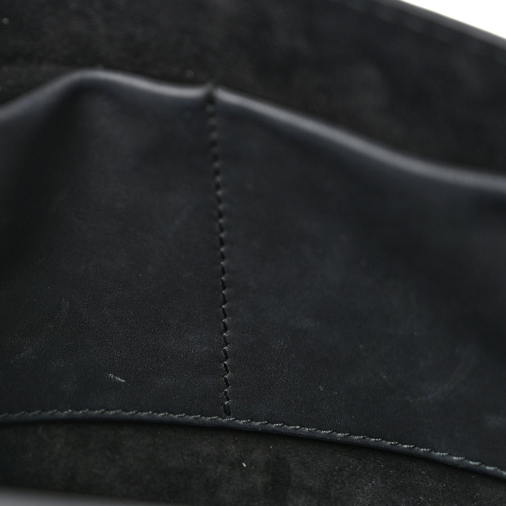 Ultra Matte Calfskin J'Adior Chain Flap Bag Black wholesalehk.shop