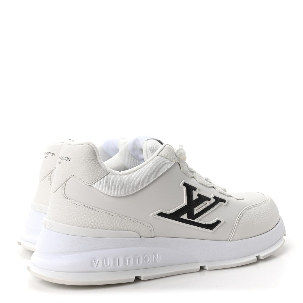Calfskin Mens LV Classic Sneakers 9.5 White £¨ Direct shipment via from wholesalehk.shop