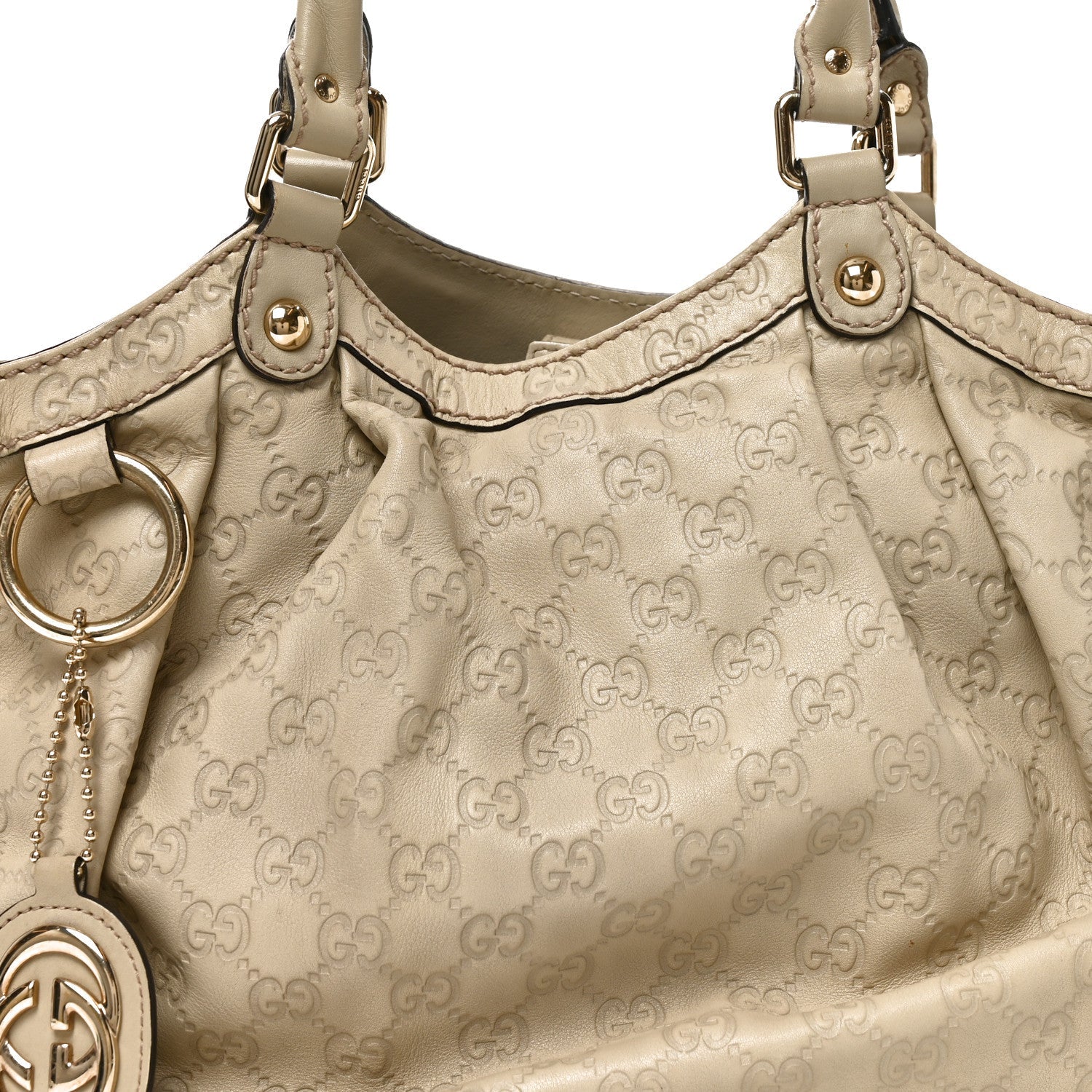 Guccissima Medium Sukey Tote Mystic White £¨ Direct shipment via from wholesalehk.shop