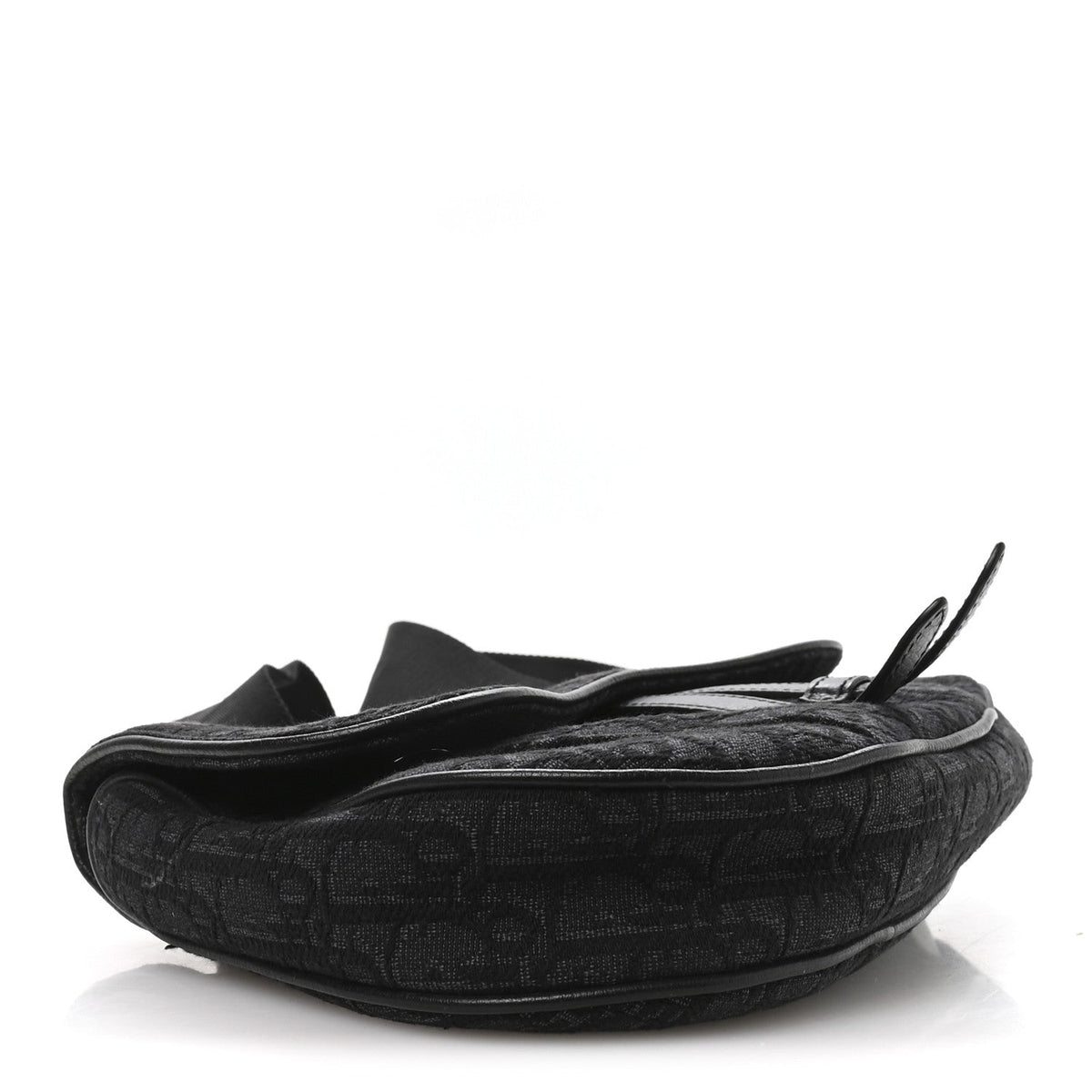 Oblique Mens Saddle Bag Black Blue wholesalehk.shop