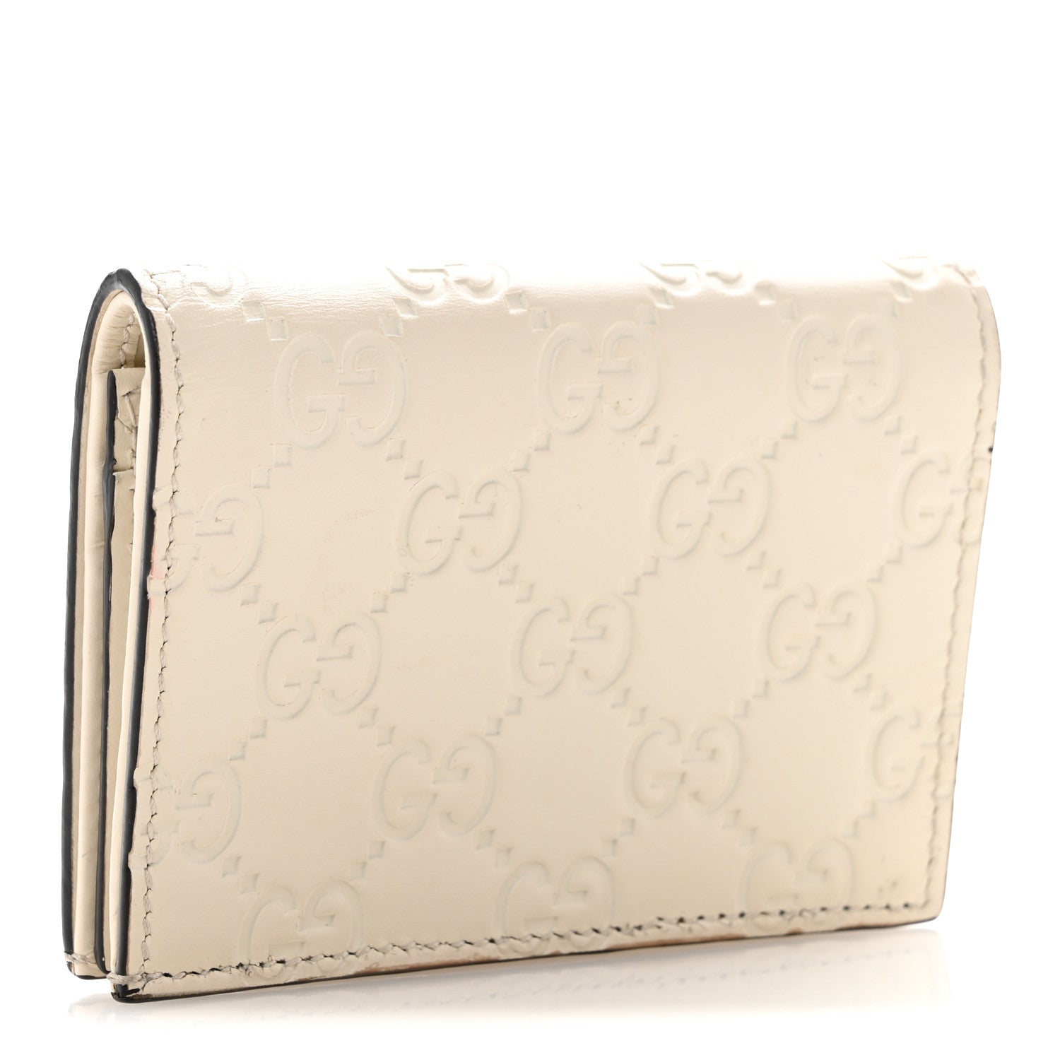 Guccissima Cherries Card Case Wallet White £¨ Direct shipment via from wholesalehk.shop