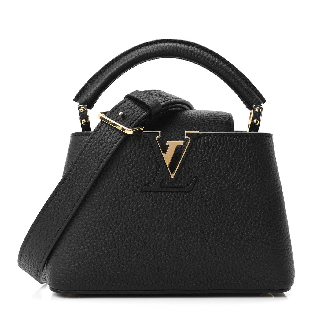Taurillon Mini Capucines Black £¨ Direct shipment via from wholesalehk.shop