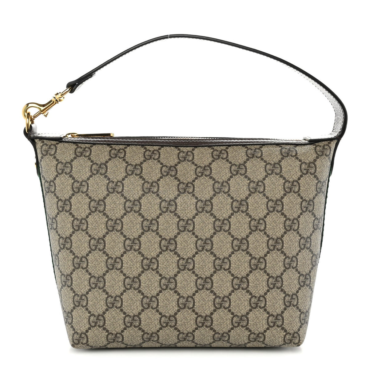 GG Supreme Monogram Textured Calfskin Web Super Mini Ophidia Shoulder Bag Beige Ebony New Acero wholesalehk.shop