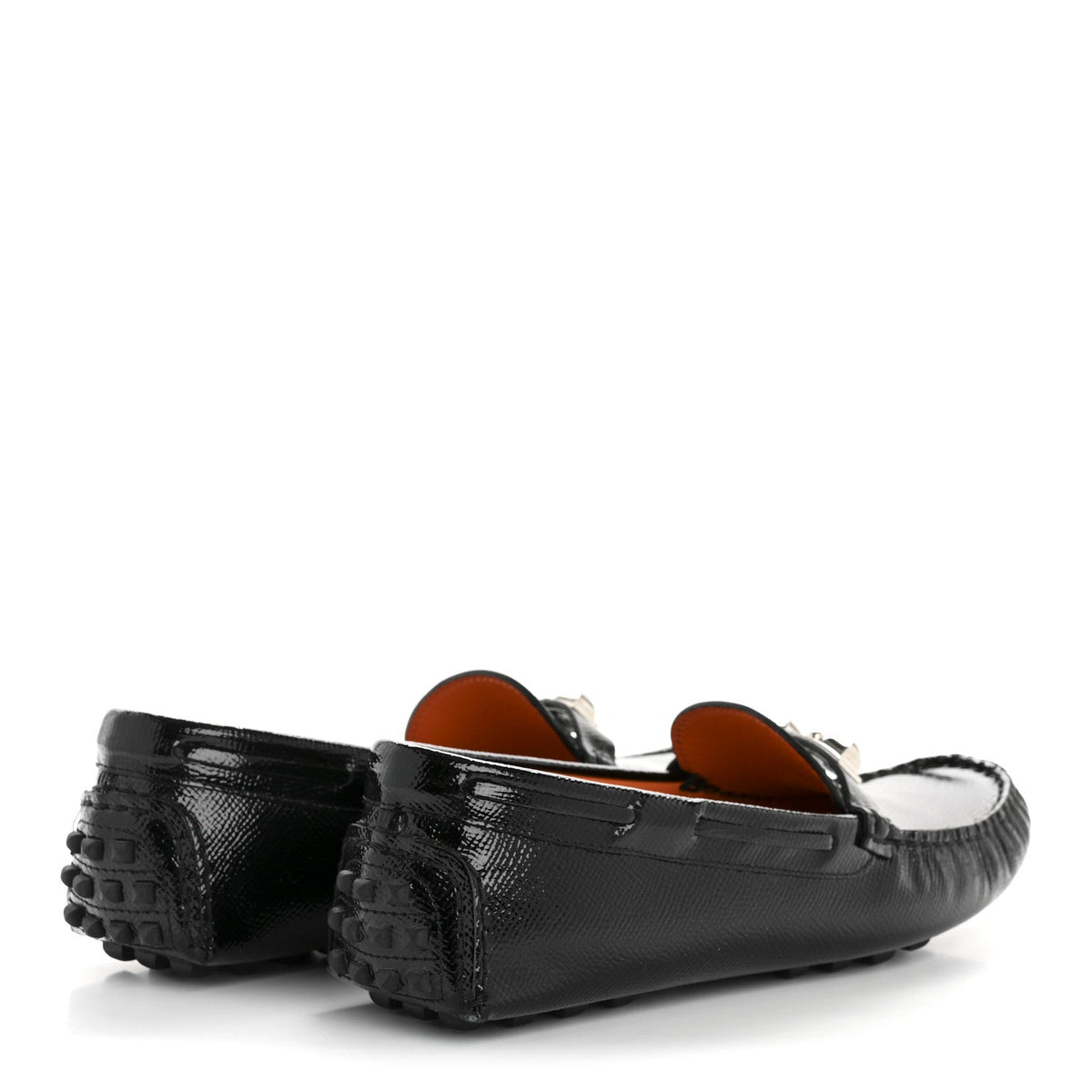 Patent Epsom Womens Irving Driving Moccasin Loafers 37 Black wholesalehk.shop