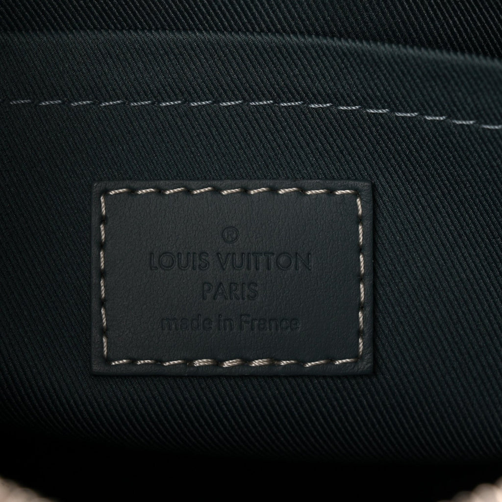 Monogram Washed Denim Keepall Bandouliere 25 wholesalehk.shop