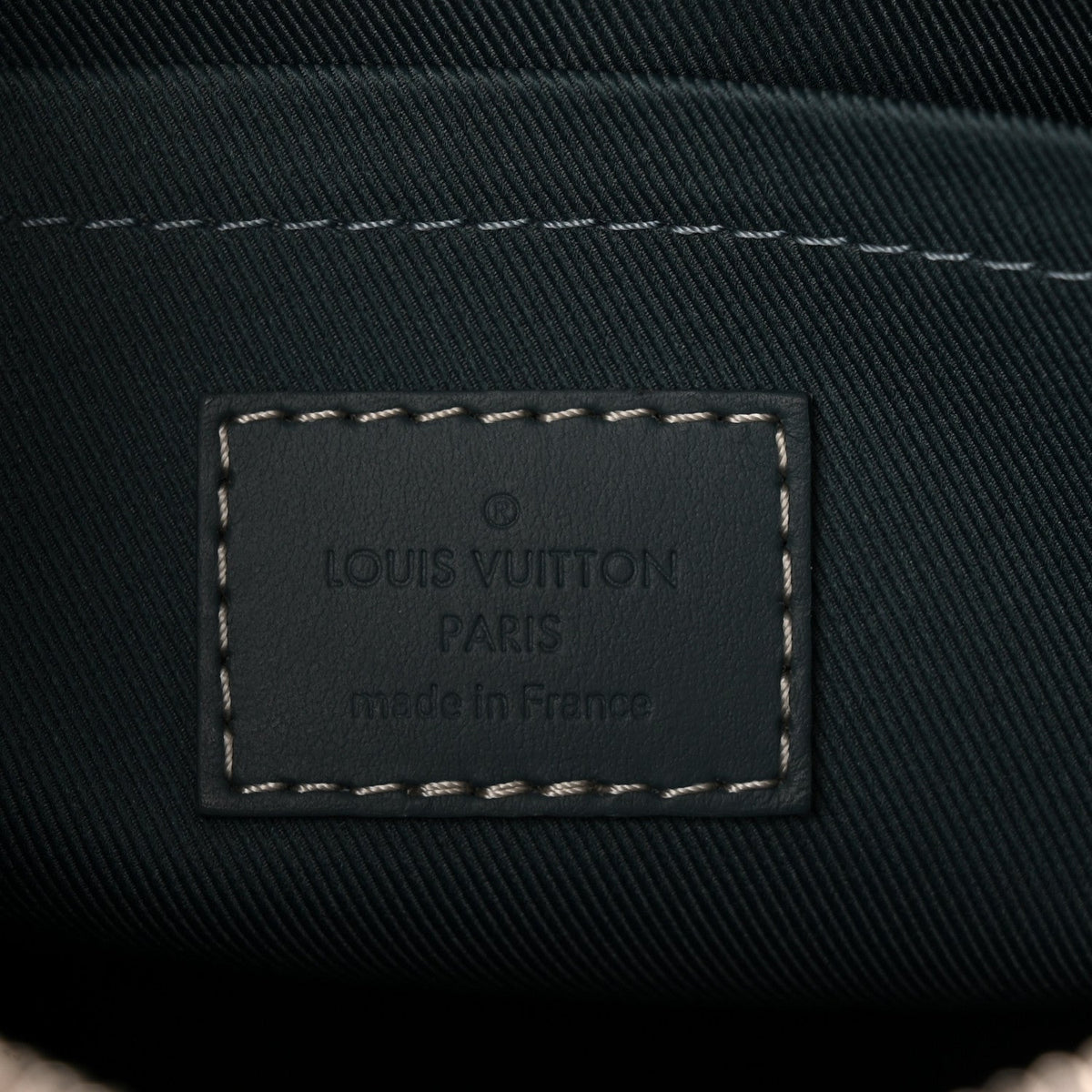 Monogram Washed Denim Keepall Bandouliere 25 wholesalehk.shop