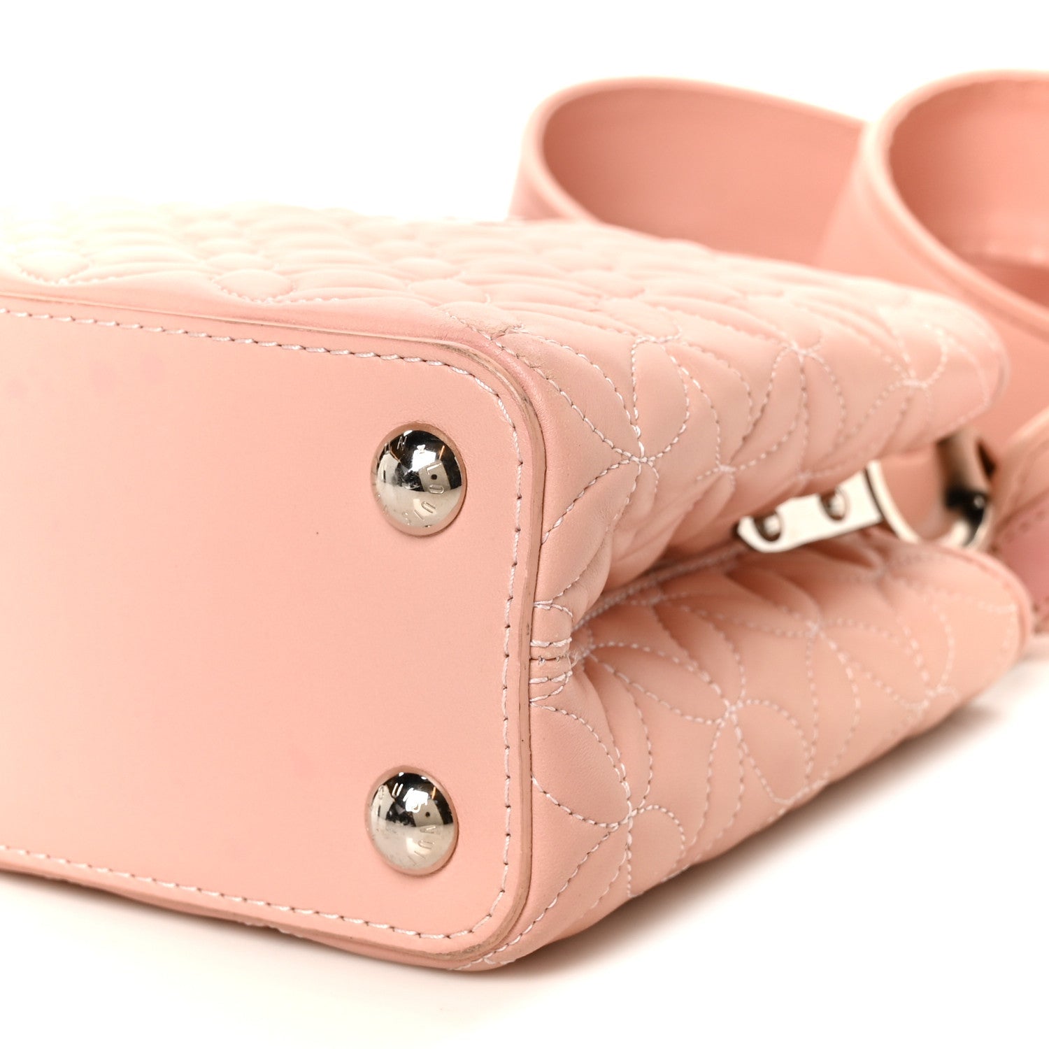 Lambskin Quilted Flower Capucines BB Pink £¨ Direct shipment via from wholesalehk.shop