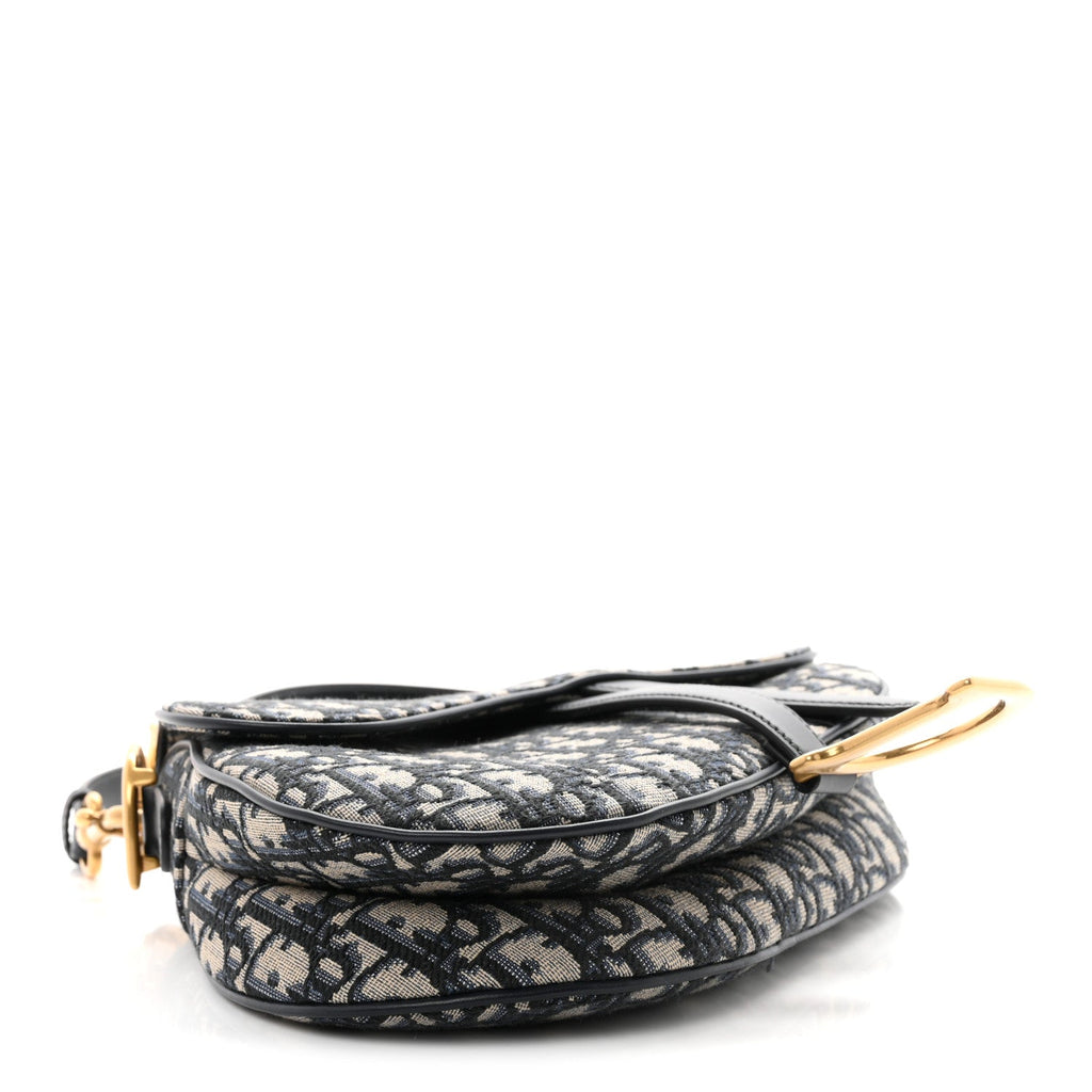 Oblique Saddle Bag With Strap Blue wholesalehk.shop