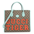 GG Supreme Monogram Textured Dollar Calfskin Web Gucci Tiger Small Retro Interlocking G Tote Bag Multicolor wholesalehk.shop