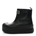Calfskin Polar Flat Ankle Boots 41 Black £¨ Direct shipment via from wholesalehk.shop