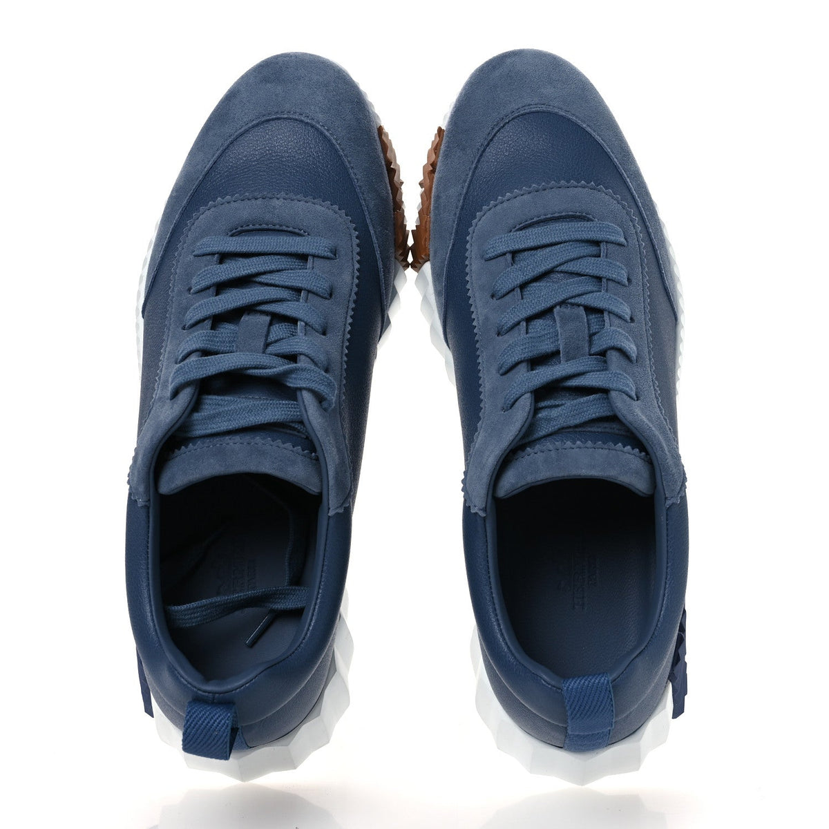 Sport Goatskin Suede Goatskin Womens Bouncing Sneakers 40 Bleu Mer wholesalehk.shop