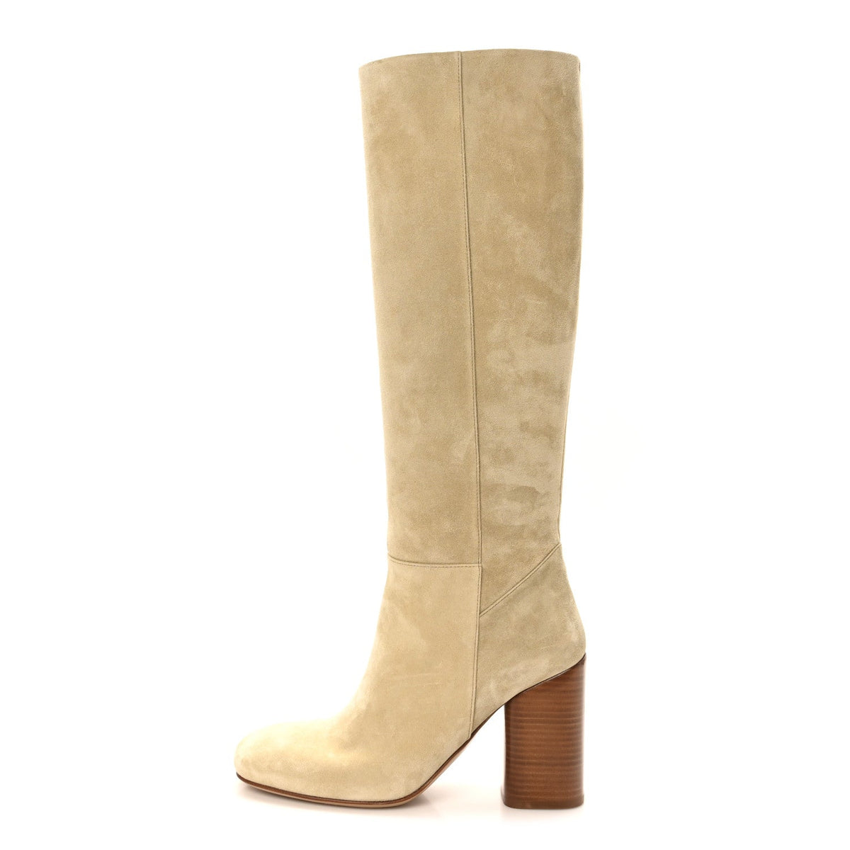 Suede Calfskin Lisiere 90 Boots 38 Beige Lin wholesalehk.shop