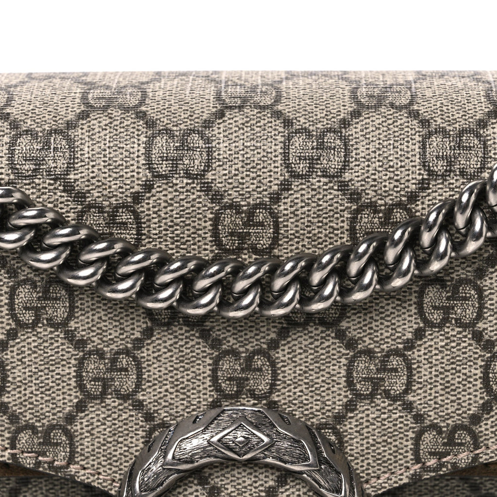 GG Supreme Monogram Small Dionysus Shoulder Bag Taupe wholesalehk.shop