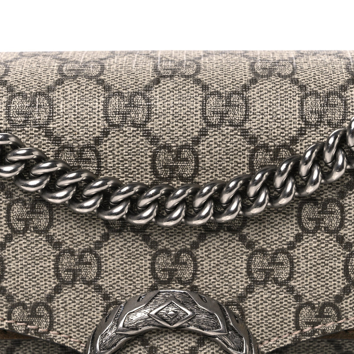 GG Supreme Monogram Small Dionysus Shoulder Bag Taupe wholesalehk.shop