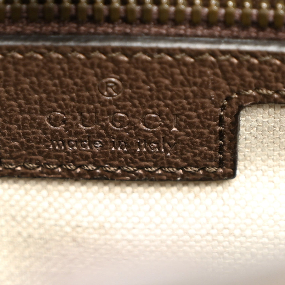 GG Supreme Monogram Textured Dollar Calfskin Web Medium Ophidia Tote Bag Beige Ebony wholesalehk.shop