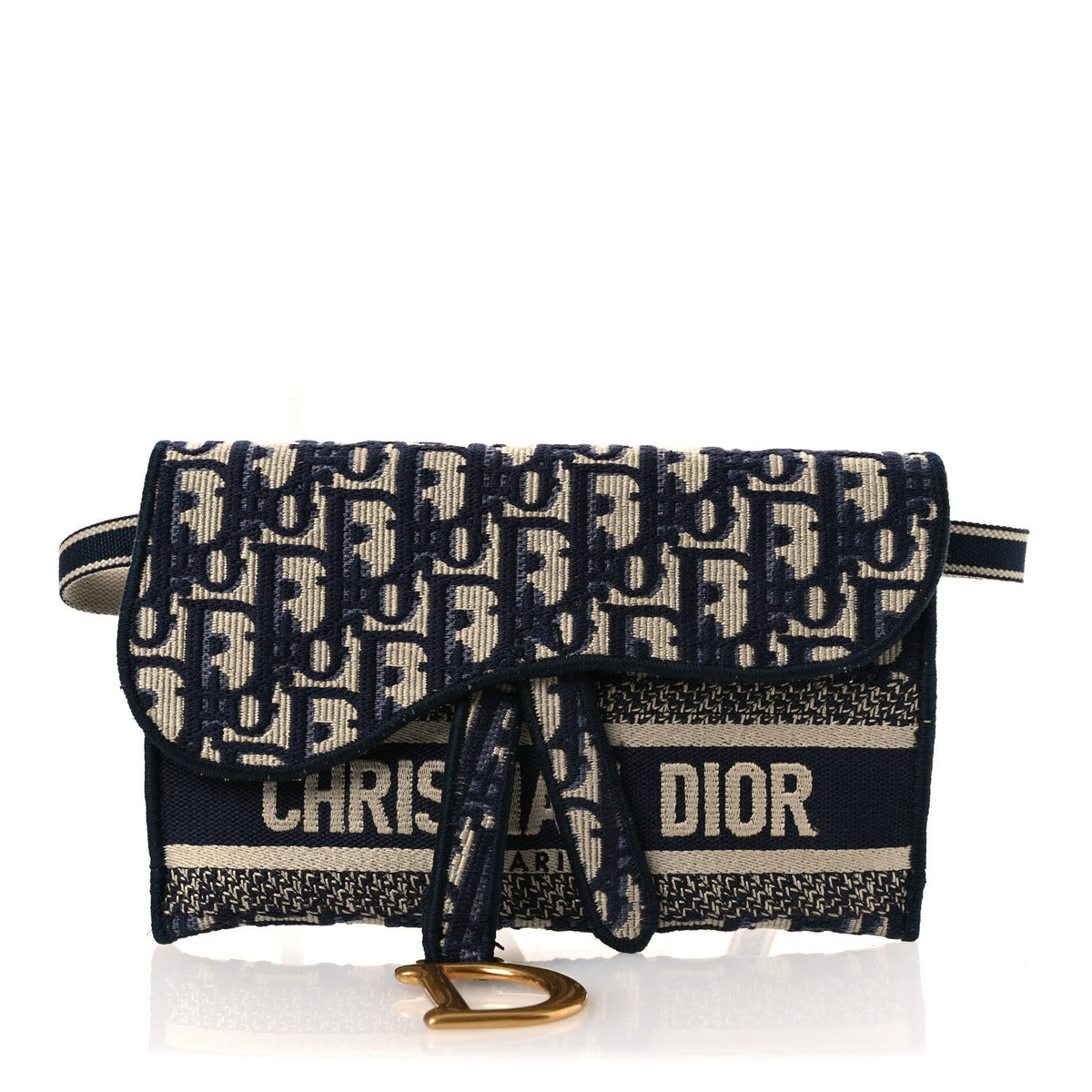 Oblique Slim Saddle Pouch Blue wholesalehk.shop