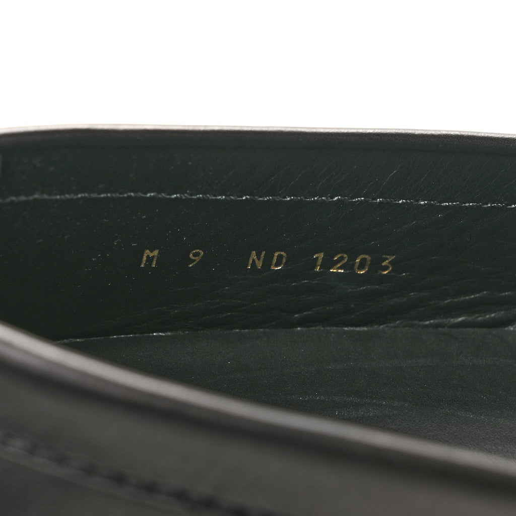 Calfskin Mens Monte Carlo Shoe Moccasin Loafers 9 Black £¨ Direct shipment via from wholesalehk.shop