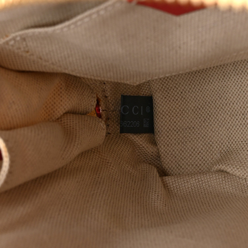 Straw Azalea Calfskin Woven Mini Horsebit 1955 Top Handle Bag Coral Wave Black wholesalehk.shop