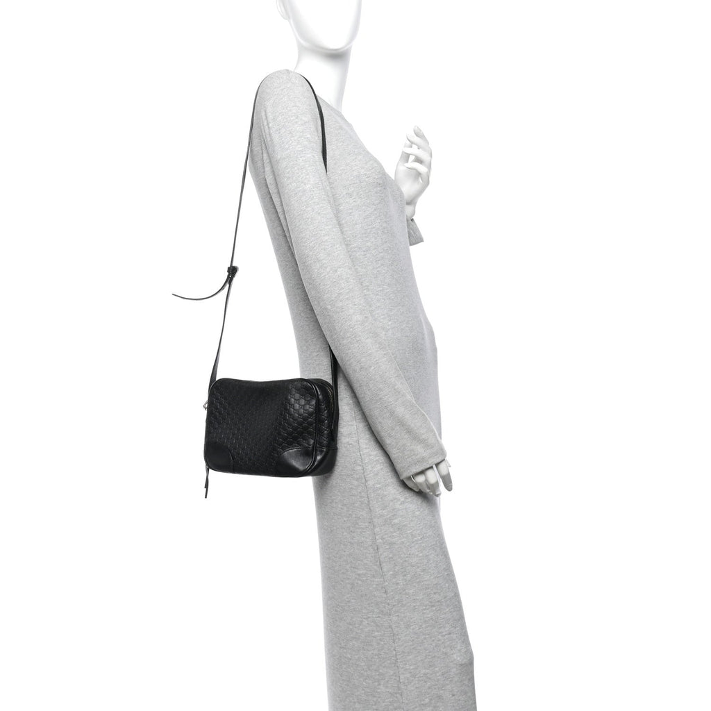 Microguccissima Mini Bree Messenger Bag Black £¨ Direct shipment via from wholesalehk.shop