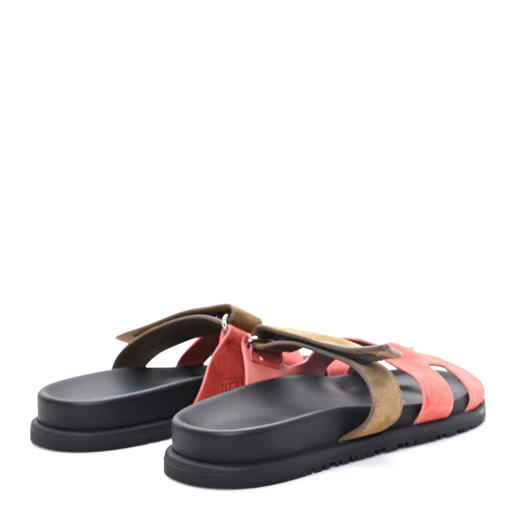 Suede Goatskin Womens Chypre Sandals 40 Rouge Tomette Terre Ambree wholesalehk.shop