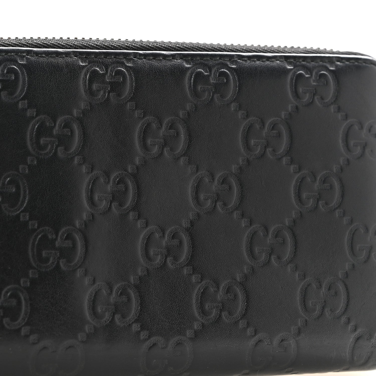 Guccissima Signature Microguccissima Bree Zip Around Wallet Black £¨ Direct shipment via from wholesalehk.shop
