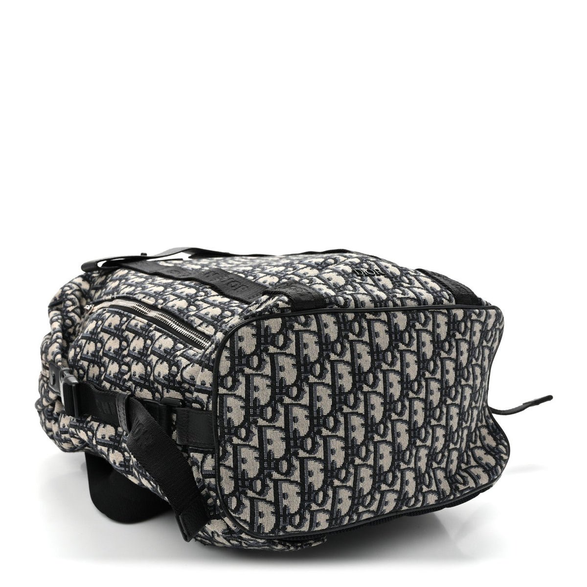 Oblique Calfskin Safari Backpack Navy Blue wholesalehk.shop