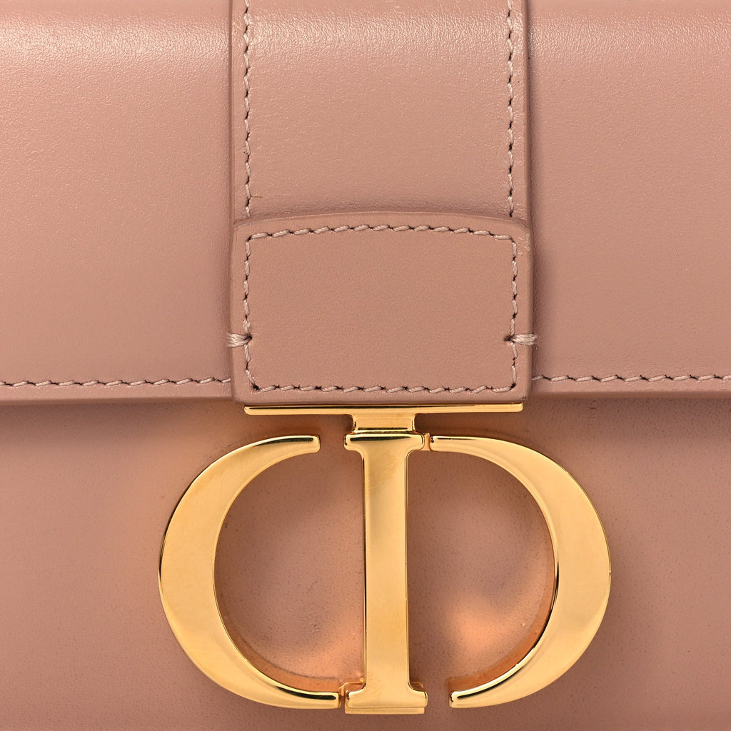 Box Calfskin Micro 30 Montaigne Flap Bag Rose Des Vents wholesalehk.shop