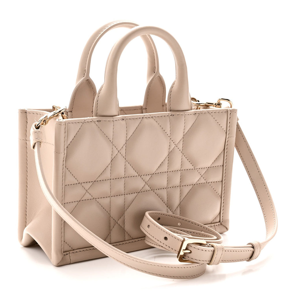 Calfskin Macrocannage Mini Book Tote Trench Beige £¨ Direct shipment via from wholesalehk.shop