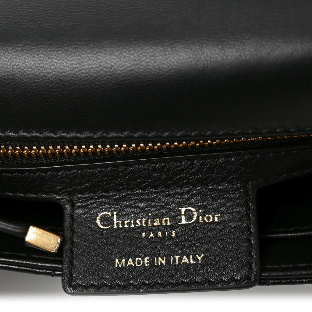 Calfskin Cannage Small Caro Bag Black wholesalehk.shop