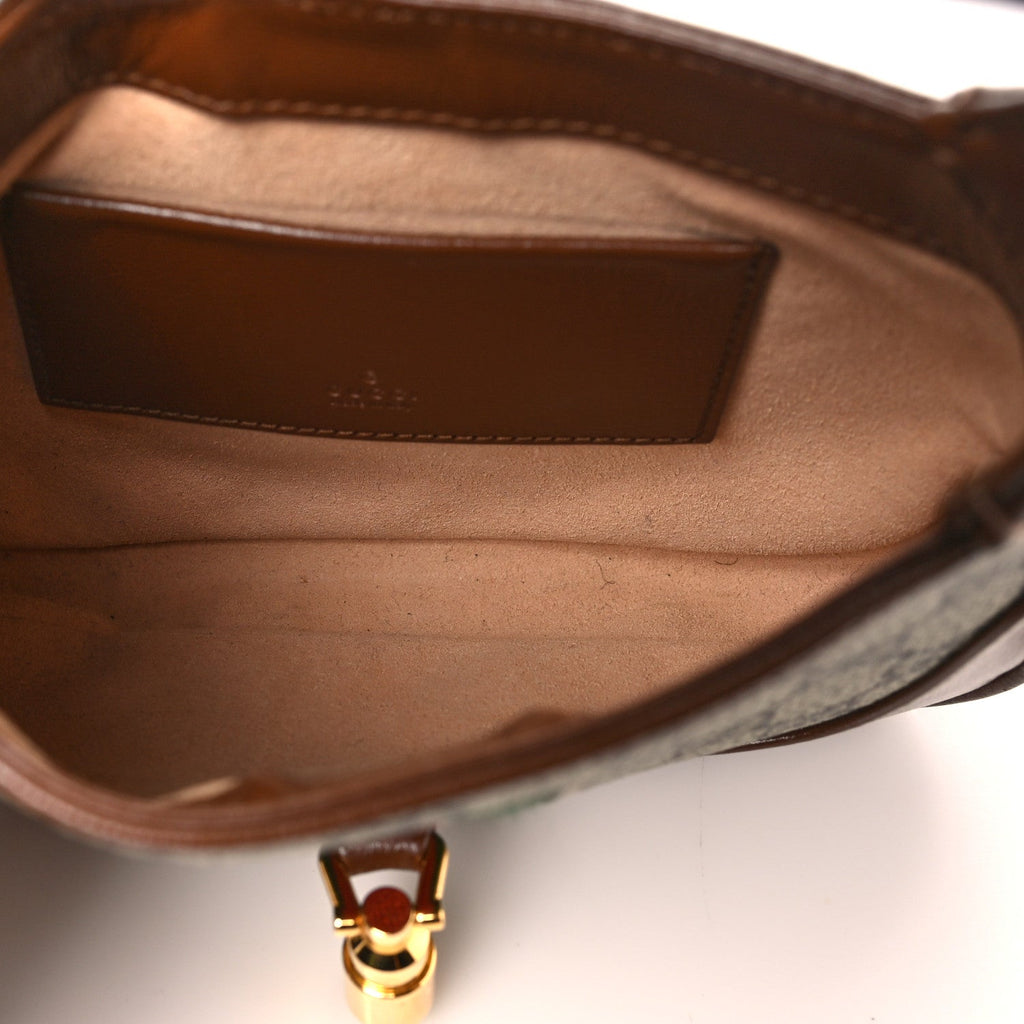 GG Supreme Monogram Azalea Calfskin Web Mini Jackie 1961 Hobo Beige Ebony Brown Sugar £¨ Direct shipment via from wholesalehk.shop