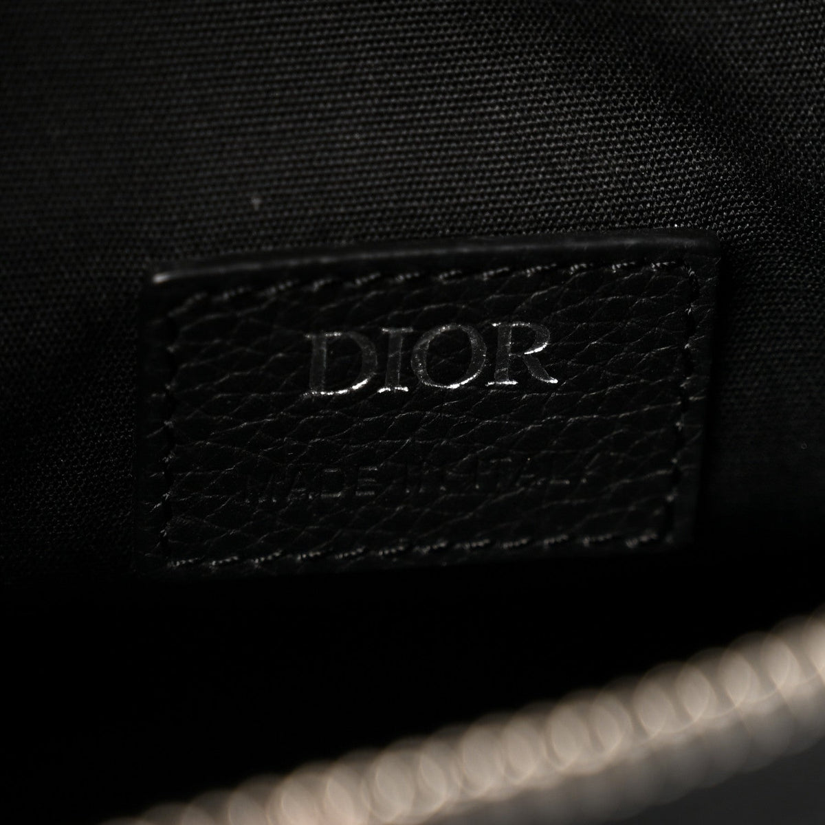 Grained Calfskin Kim Jones Saddle Bag Black wholesalehk.shop