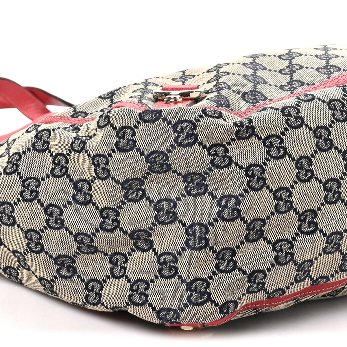 Monogram Abbey Tote Navy Red wholesalehk.shop