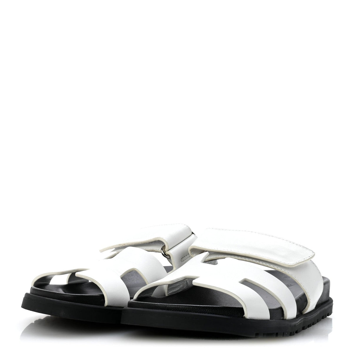 Calfskin Womens Chypre Sandals 36 White wholesalehk.shop