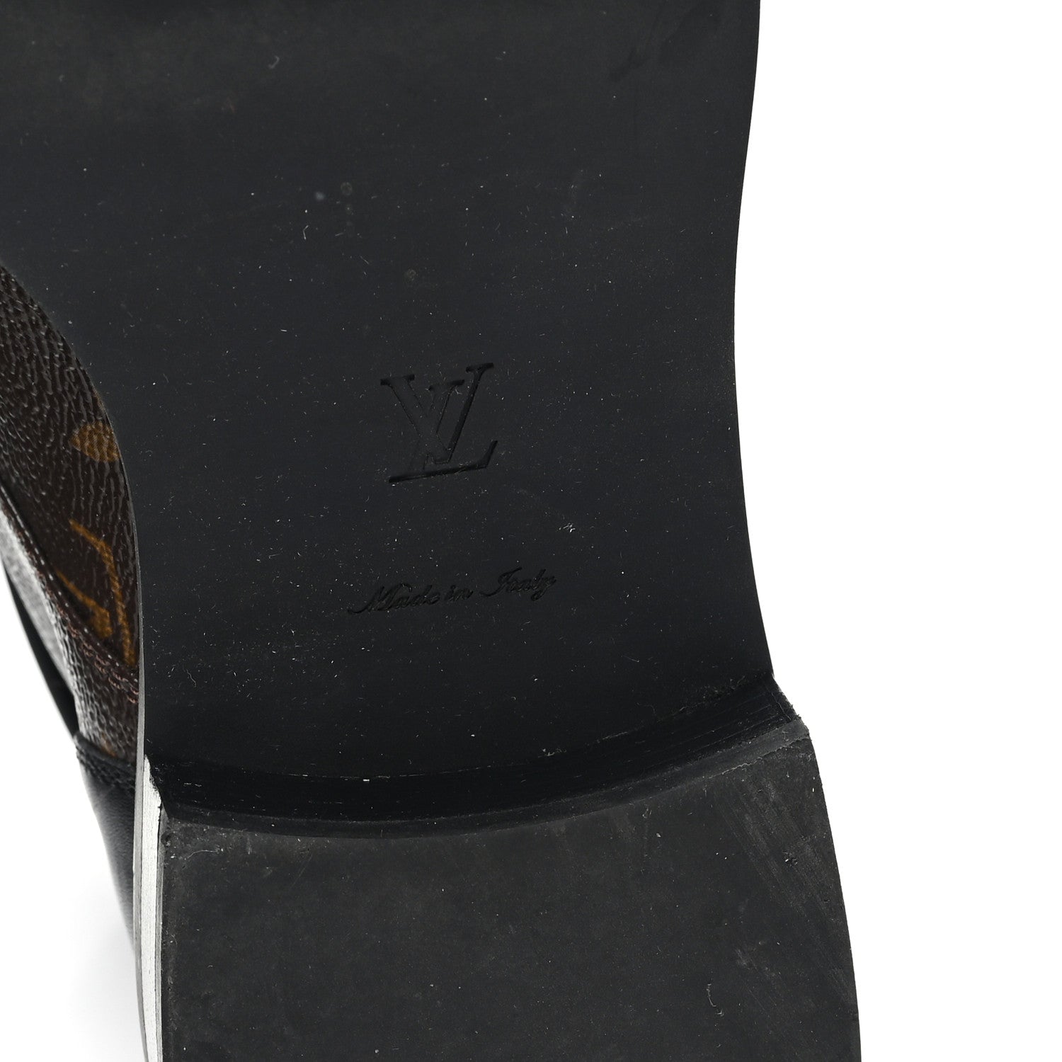 Calfskin Monogram Wonderland Flat Ranger Boots 38 Black £¨ Direct shipment via from wholesalehk.shop