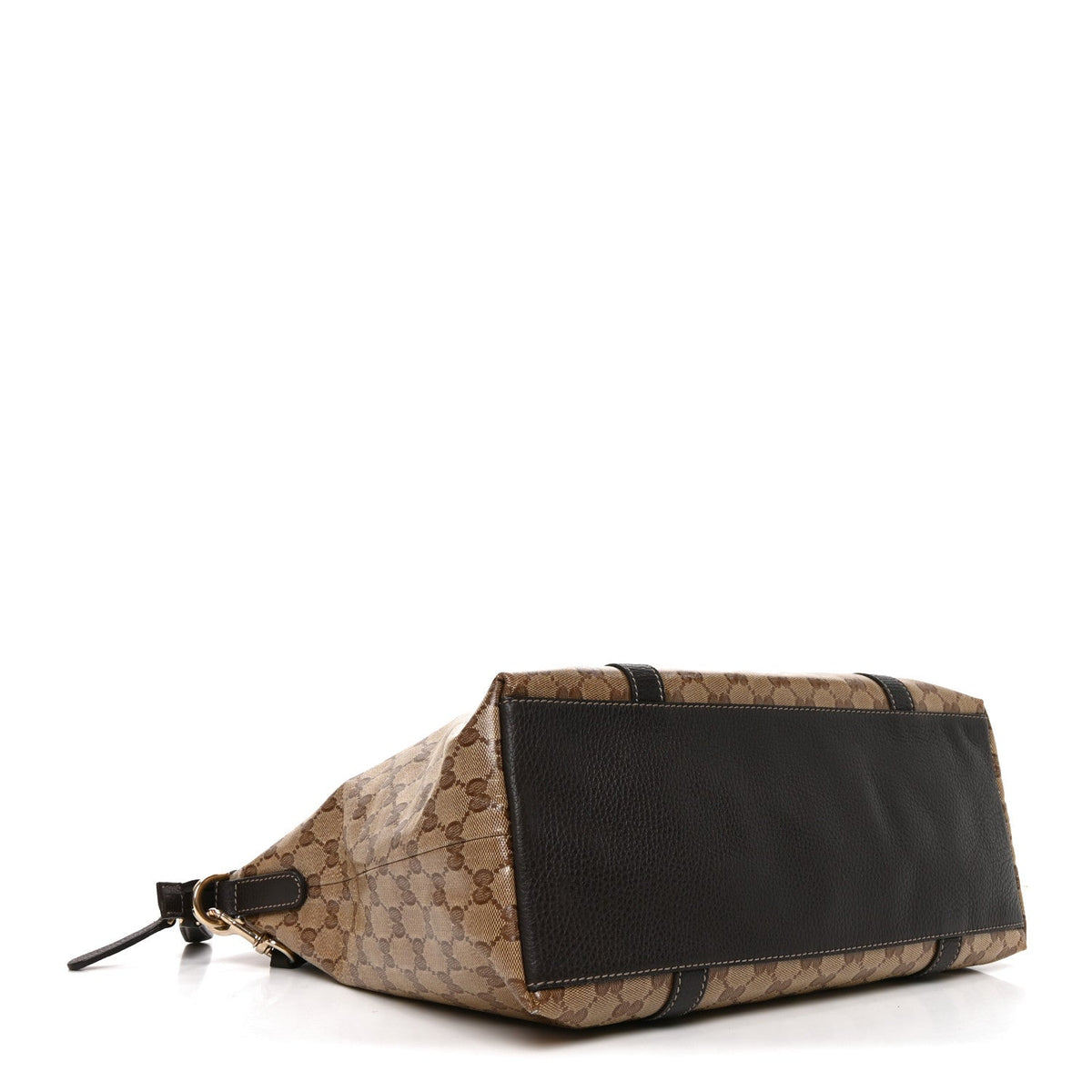 Crystal Monogram Large GG Charm Dome Satchel Dark Brown wholesalehk.shop