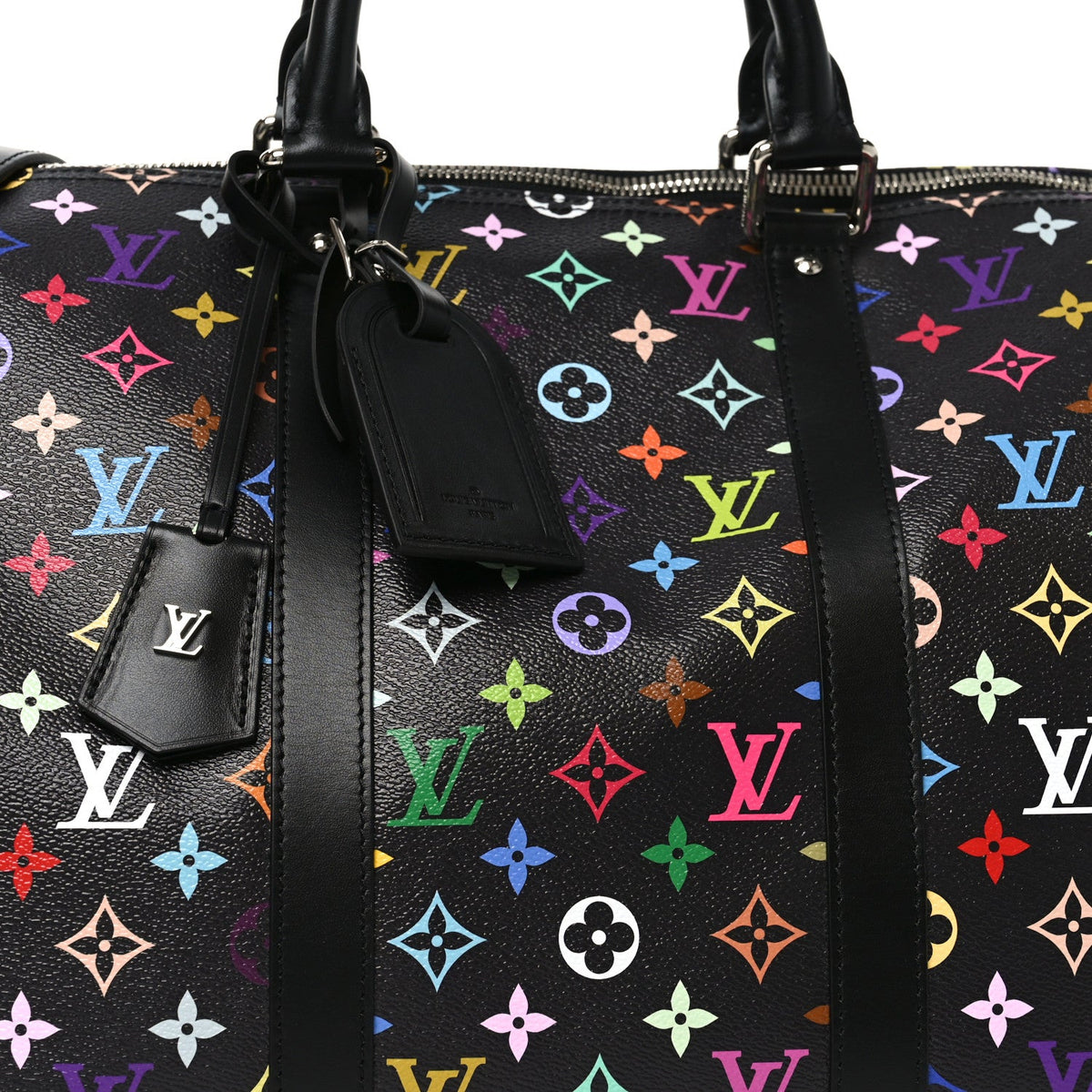 LV X TM Monogram Multicolor Keepall Bandouliere 50 Black wholesalehk.shop