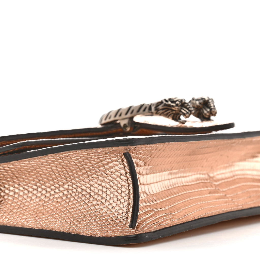 Metallic Lizard Super Mini Dionysus Bag Rame wholesalehk.shop