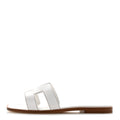 Box Calfskin Oran Sandals 36 White wholesalehk.shop