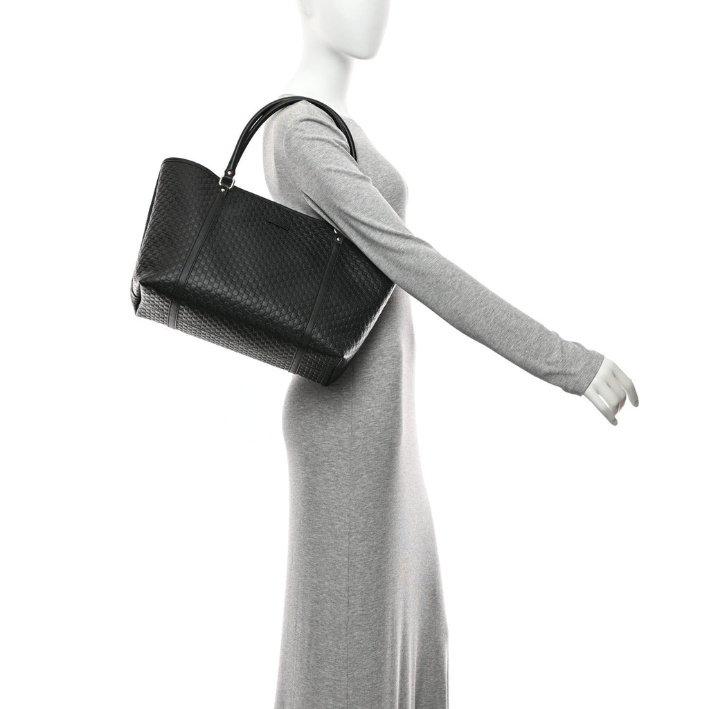 Microguccissima Medium Joy Tote Black £¨ Direct shipment via from wholesalehk.shop