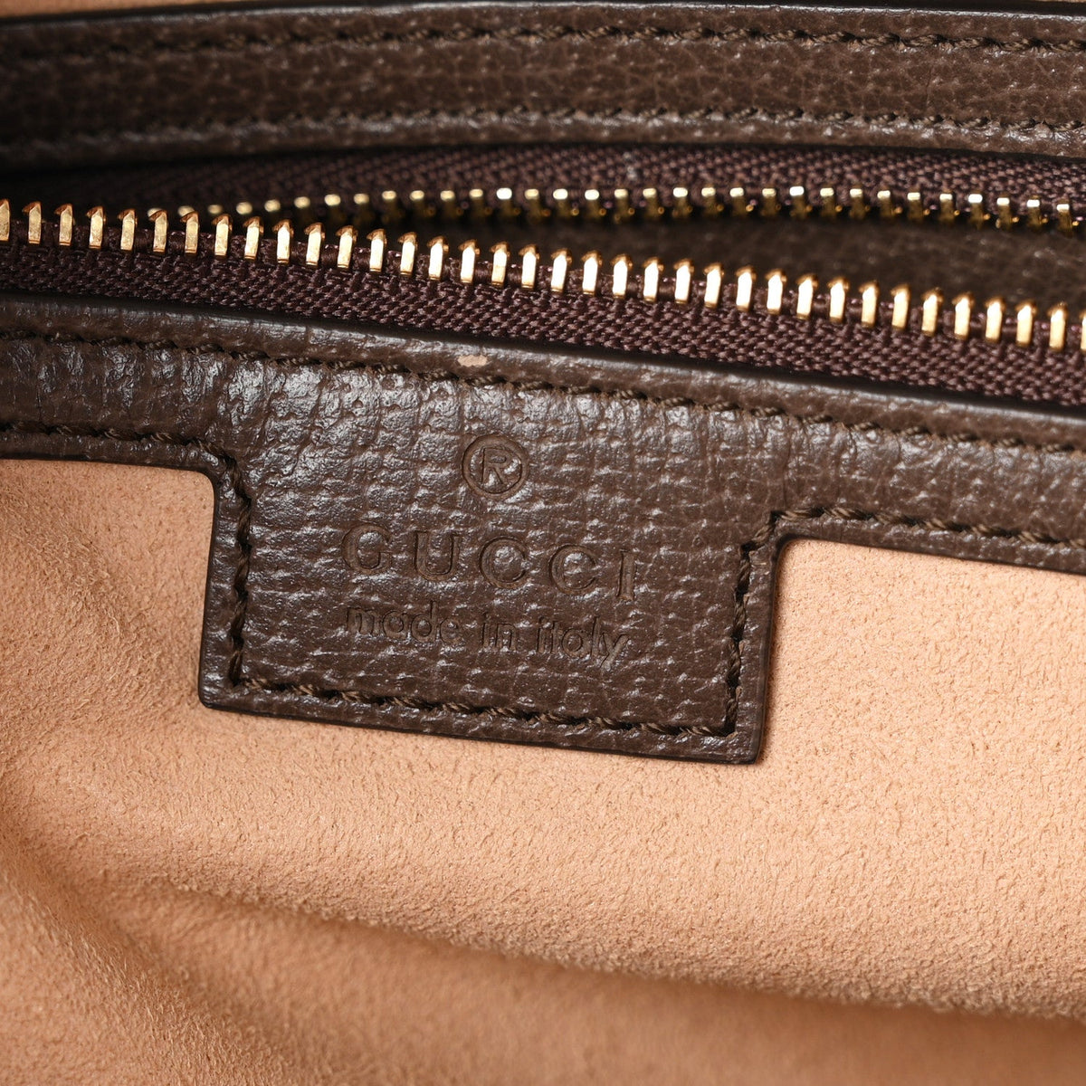 GG Supreme Monogram Web Medium Ophidia Tote Bag Brown wholesalehk.shop