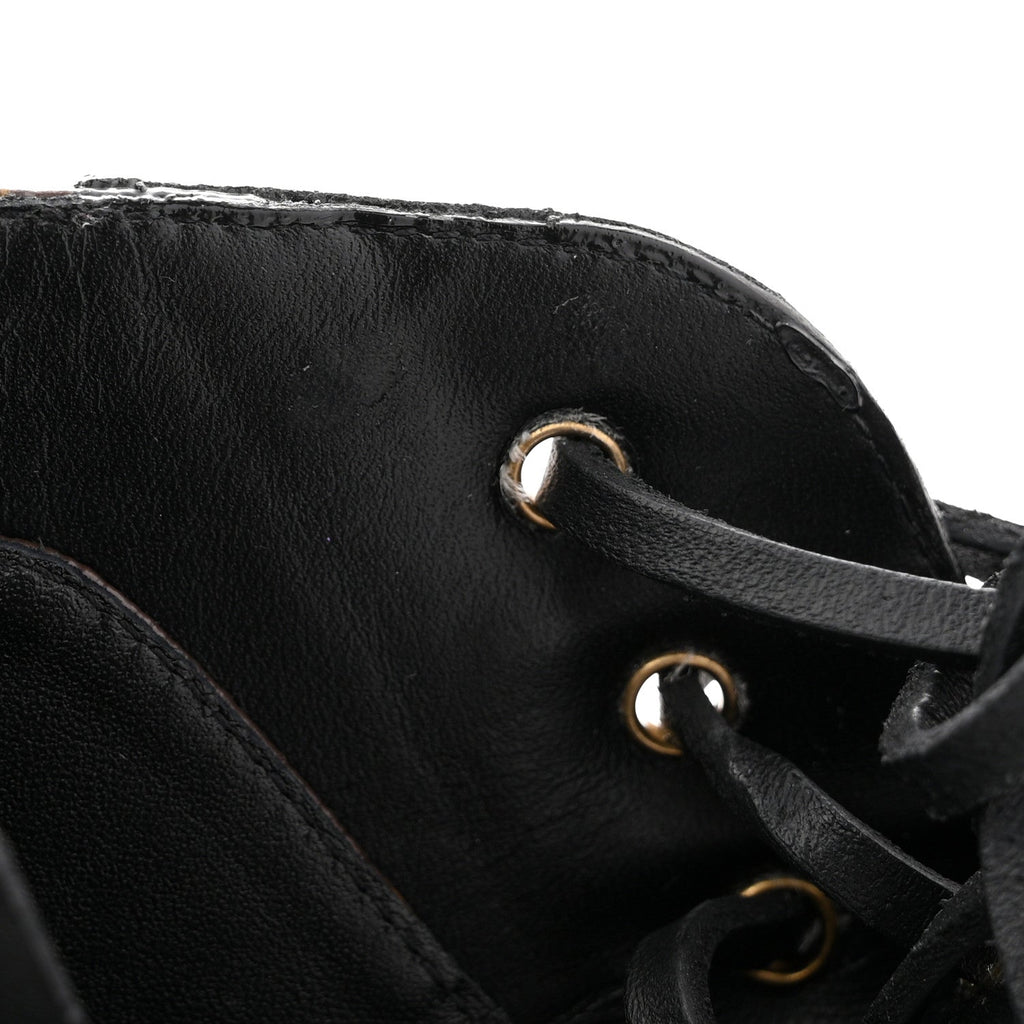 Patent Calfskin Monogram Star Trail Ankle Boots 39 Black £¨ Direct shipment via from wholesalehk.shop