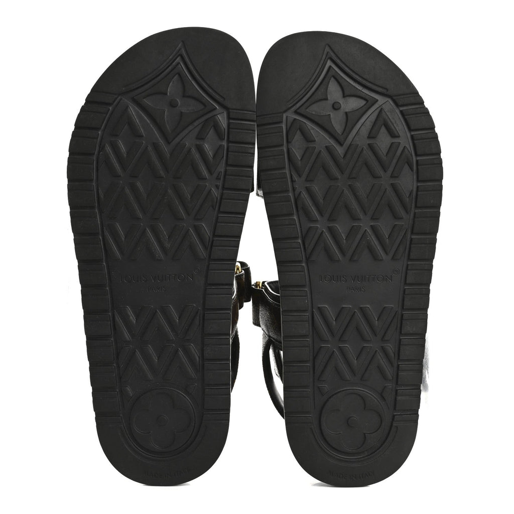 Monogram LV Sunset Comfort Flat Sandals 37.5 Cacao Brown £¨ Direct shipment via from wholesalehk.shop